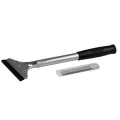 Scraper with handle + 10 blades  stainless steel, polyvinyl chloride , L=25, B=10cm