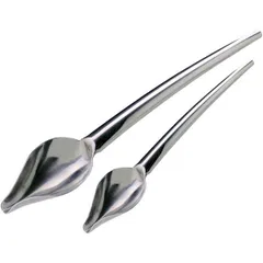 Pastry spoon for decoration[2pcs] stainless steel ,L=19/23cm