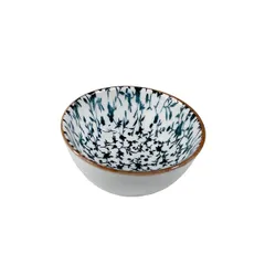 Соусник «Калиф» фарфор 60мл D=80,H=46мм белый,синий