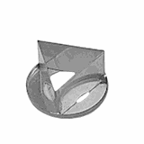 Резак «Треугольник» сталь нерж. D=5см