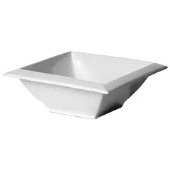 Salad bowl “Kunstwerk”  porcelain  0.7 l , H=65, L=175, B=175mm  white