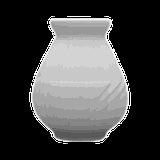 Ваза для цветов «Аркадия» фарфор D=75,H=105мм белый