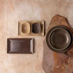 Блюдо «Революшн Сэндстоун» прямоугольное фарфор ,L=27,B=16,5см бежев., изображение 2