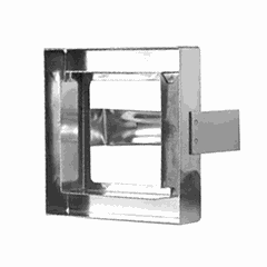 Confectionery mold “Double square”  stainless steel , L=85, B=85mm