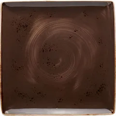 Блюдо «Крафт Грэй» квадратное фарфор ,H=18,L=270,B=270мм серый