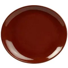 Тарелка «Терра Ред» овальная керамика ,L=21,B=19см красный