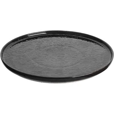 Тарелка «Нанокрем Блэк» с бортом фарфор D=240,H=18мм черный, Диаметр (мм): 240, изображение 2