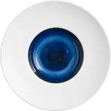 Pasta plate “Abyssos”  porcelain  D=22, H=4cm  white, blue