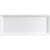 Блюдо «Аура» фарфор ,L=27,B=14см белый