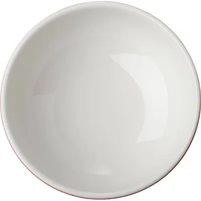 Чашка бульонная «Рэд Лайн» фарфор 285мл белый,красный, изображение 2
