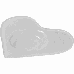 Подсвечник «Граунд Хат» стекло D=40,H=12,L=110,B=95мм матовый