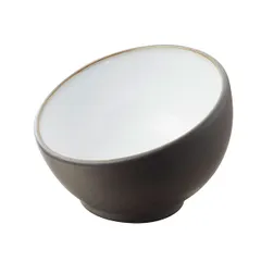 Salad bowl for compliment ceramics 30ml D=70,H=55mm black,white