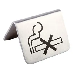 “No smoking” sign[2pcs] metal 200ml ,H=35,L=50,B=50mm metal.