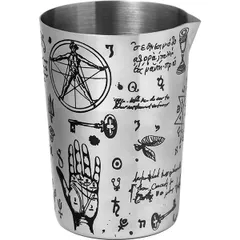 Стакан смесительный «Сакура Алкеми» сталь 0,5л D=60,H=115мм металлич., изображение 3