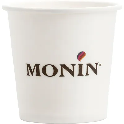 Чашка кофейная «Монин» бумага 95мл D=6,H=6см прозр.