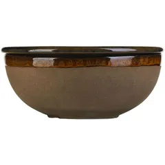 Салатник «Серфис» с крышкой керамика D=13,H=5см сизый, изображение 3