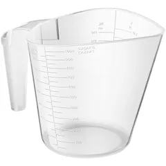 Стакан мерный с ручкой полипроп. 1,3л D=20,H=14см прозр.