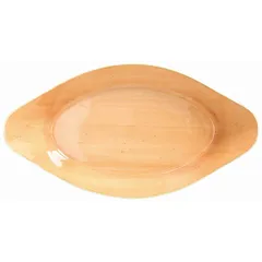 Baking dish “Orange” oval dish  porcelain  400 ml , H=45, L=255, B=140mm  orange.