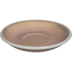 Saucer “Egg”  porcelain  D=11.5 cm  pink.