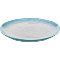 Тарелка «Нептун» фарфор D=203,H=20мм бирюз.,белый, изображение 3