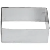 Форма кондитерская «Прямоугольник»[6шт] сталь ,H=3,L=6,B=5см металлич.