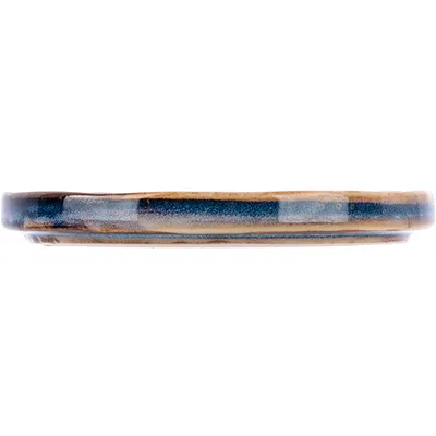 Блюдце «Ирис» фарфор D=135/50,H=20мм голуб., изображение 2