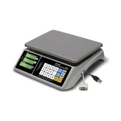 Весы электронные «Тач-М» M-ER 328AC-6.1 RS232, 6 кг металл,пластик ,H=12,L=34,B=34,5см 3вт серый