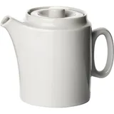 Кофейник «Прага» с крышкой фарфор 250мл D=65,H=110,L=130мм белый