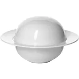 Салатник «Кунстверк» с крышкой фарфор 240мл D=155/100,H=90мм белый