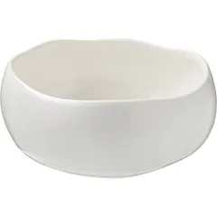 Salad bowl “Eggshell” porcelain 0.9l D=17,H=7cm white