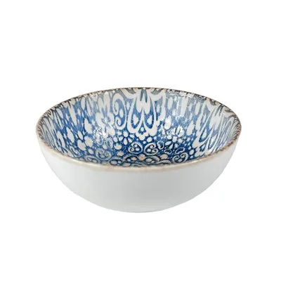 Салатник «Альхамбра» фарфор 450мл D=130,H=55мм белый,синий