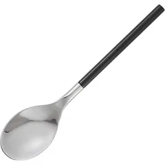 Tea spoon “District Silver Black Gloss”  stainless steel , L=145, B=30mm  silver, black