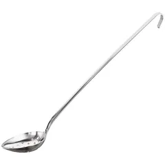 Perforated spoon stainless steel ,H=2,L=45/10,B=7cm metal.