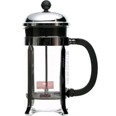 Френч-пресс «Шамбо» стекло,сталь нерж. 1л D=98,H=245,L=172,B=112мм хромовый,прозр.