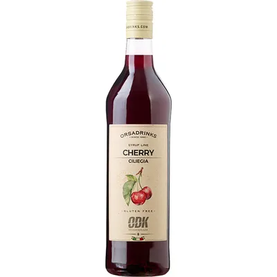 Сироп «Вишня» ODK пластик 1л D=8,H=32см, Состояние товара: Новый, Вкус: Вишня, Материал: Пластик, Объем по данным поставщика (мл): 1000