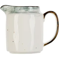 Milk jug “Pastoral”  porcelain  300 ml , H=97, L=117, B=72mm  green.