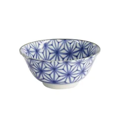 Салатник фарфор 0,55л D=15,H=7см голуб.,белый