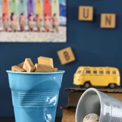 Стакан для эспрессо «Фруассэ» фарфор 80мл D=65,H=60мм серый, изображение 3