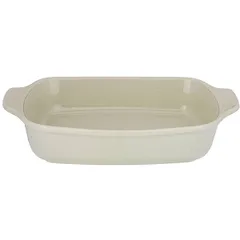 Baking dish "Modern Kitchen" rectangular  ceramics  3 l , H=75, L=370, B=240mm  beige.