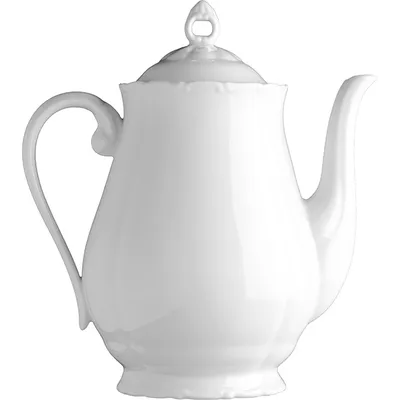 Чайник заварочный «Верона» фарфор 1,2л белый, изображение 2