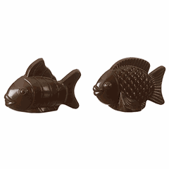 Mold for chocolate “Two fish”  polycarbonate , L=17.6, B=10.5 cm