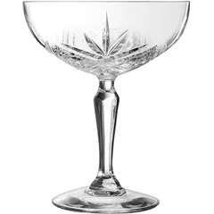 Champagne saucer “Broadway” glass 250ml D=11.4,H=14cm clear.