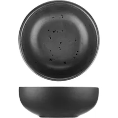 Salad bowl “Onyx” ceramics 1.3l D=215,H=75mm black