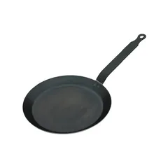 Frying pan “Force Blue” blue steel D=200,H=87,L=380mm gray