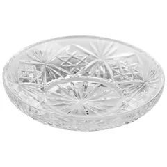 Розетка хрусталь D=107,H=25мм прозр.