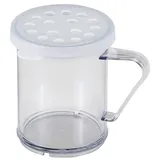 Емкость для специй с отверстиями поликарбонат 300мл D=80,H=95мм прозр.,белый