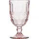 Бокал для вина «Соланж» стекло 275мл D=80,H=146мм розов., Цвет: Розовый