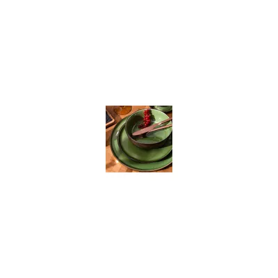 Тарелка «Сейдж» фарфор D=27см зелен.,бронз., Диаметр (мм): 270, изображение 6