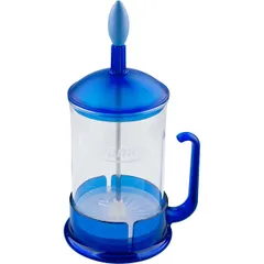 Френч-пресс стекло,полипроп. 0,9л прозр.,синий, изображение 2