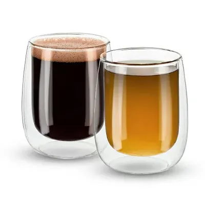 Стакан Хайбол 230 мл Лотос двойные стенки термостекло